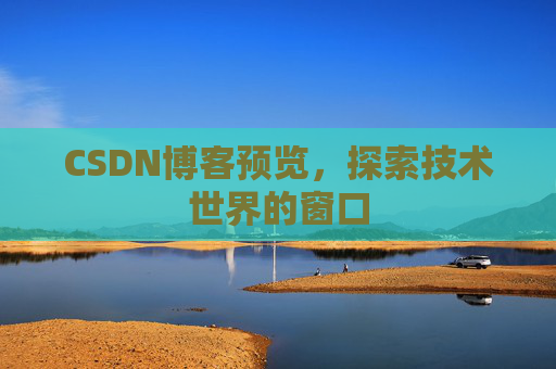 CSDN博客预览,探索技术世界的窗口